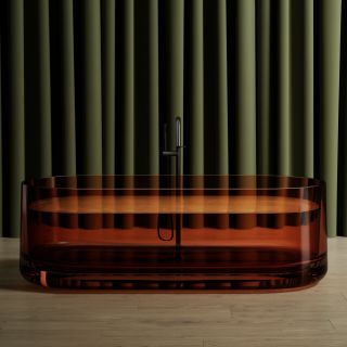 Прозрачная ванна ABBER Kristall AT9708Opal из полиэфирной смолы 170x75см коричневый Прозрачная ванна ABBER Kristall AT9708Opal из полиэфирной смолы 170x75см коричневый