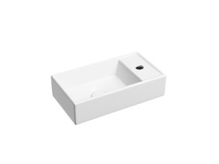 Раковина подвесная Ceramicanova Элемент (Element) CN6051LMW 41 см белый матовый