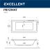 Ванна акриловая EXCELLENT Pryzmat 170x75