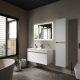 Пенал подвесной Sancos Smart PSM35W 35см белый глянец