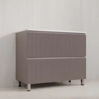 Напольная тумба под раковину Style Line Марокко Plus ЛС-00002510 100 см тауп тёмный