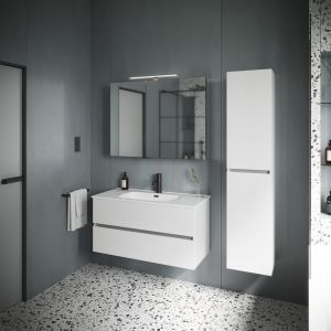 Подвесная тумба под раковину Sancos Urban UR100W 100см белый глянец