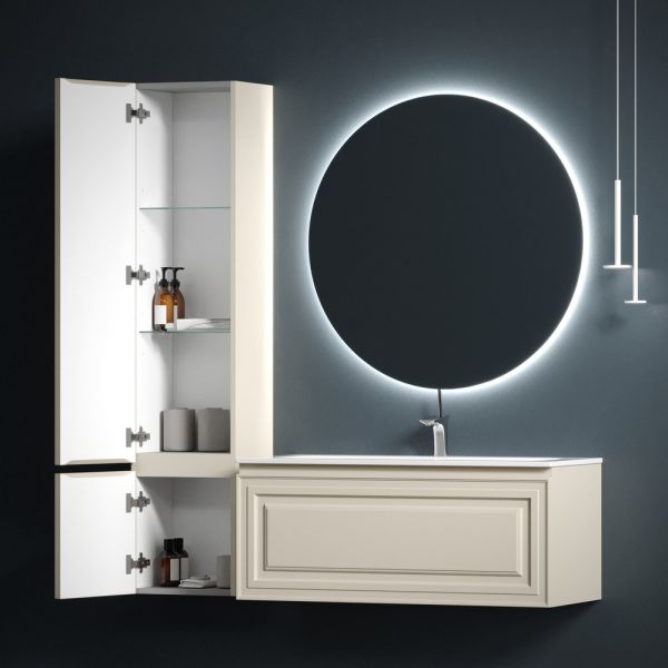 Пенал подвесной Sancos Very PVR35LCE левый 35см Beige Soft Пенал подвесной Sancos Very PVR35LCE левый 35см Beige Soft