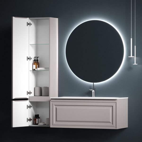 Пенал подвесной Sancos Very PVR35LSM левый 35см Doha Soft