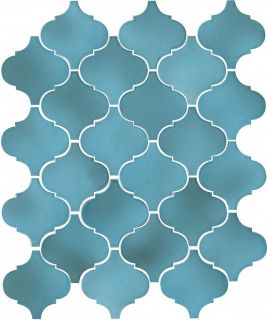 Керамогранит Kerama Marazzi 65005 Арабески Майолика голубой глянцевый 26x30x0,7
