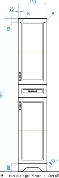 Колонна Style Line Олеандр-2 ЛС-00000290