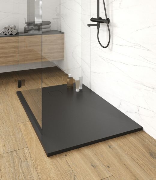 Душевой поддон Starohome Cosmo 94482601 200x100 см чёрный матовый