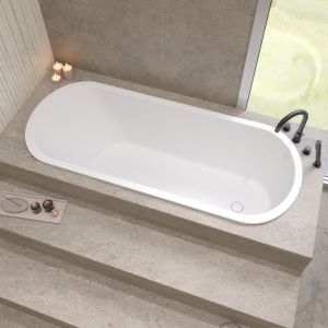 Ванна из искусственного камня WHITECROSS Jess 0223.160071.200 160x70 см белый матовый