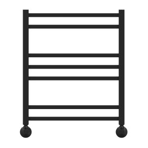 Полотенцесушитель водяной Lemark Bellario LM68607BL П7 500x600, черный