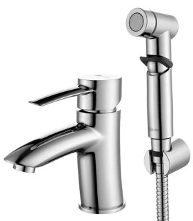 Смеситель  Lemark Atlantiss  LM3216C для раковины с гигиеническим душем