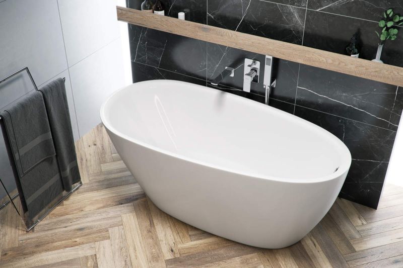 Акриловая ванна Excellent Olia WAEX.OLI15WH 150 х 73 см отдельностоящая
