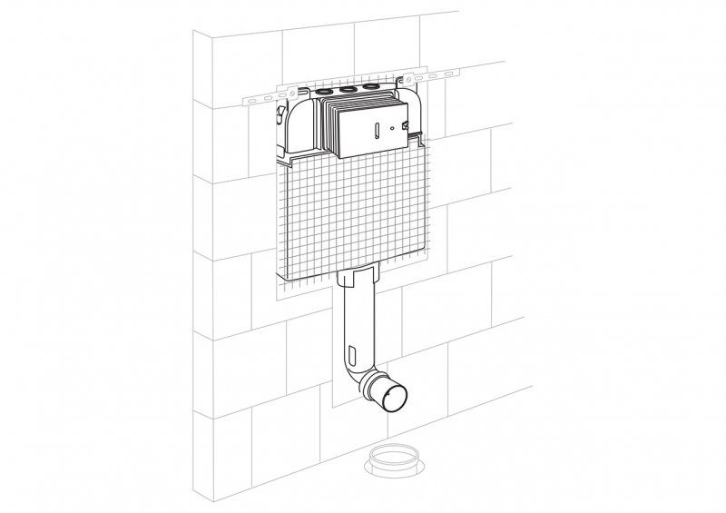 Бачок скрытого монтажа BelBagno BB025-CS