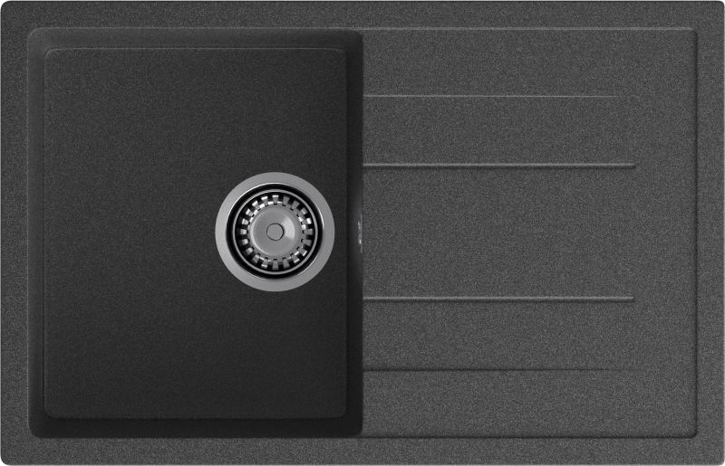 Мойка кухонная GranFest CLASSIC Q-780L графит