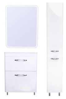 Колонна универсальная Style Line СС-00002271 "Каре 30" с корзиной, Люкс белая,PLUS