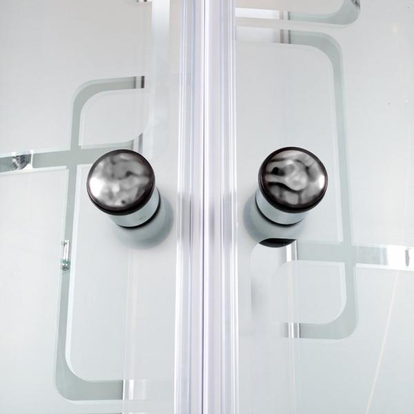 Душевая кабина Deto EM1590 LED с гм. 90х90х220 см