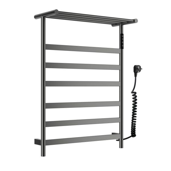 Полотенцесушитель электрический Wonzon & Woghand Essen WW-A403-GM 57x78 см тёмный графит