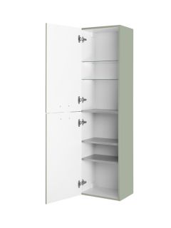 Шкаф подвесной Cezares Эко (Eco) ECO-CER-N-1500-2A-SC-VDO-P 40 см светло-зелёный матовый