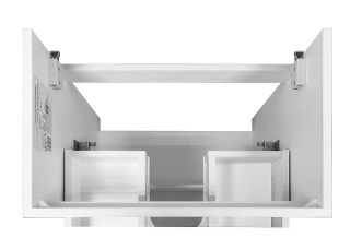 Тумба с раковиной Azario Kantri CS00097248 60 см белый глянец