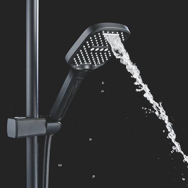 Душевая стойка Shevanik S4036H чёрный Душевая стойка Shevanik S4036H чёрный
