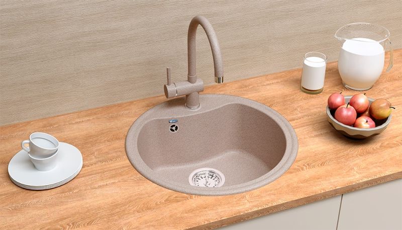 Кухонная мойка Ulgran Classic U-601-302 песочный
