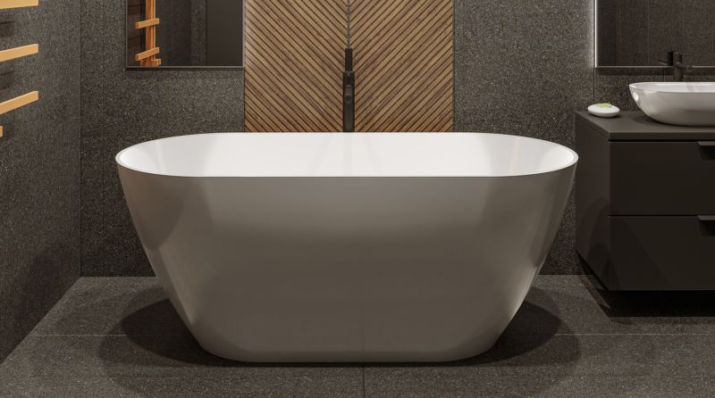 Ванна из искусственного камня Whitecross Coral A 0213.165075.100 165x75см белый глянец