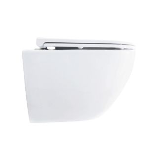 Унитаз подвесной Azario Rumba AZ-5175T-WHT безободковый торнадо белый