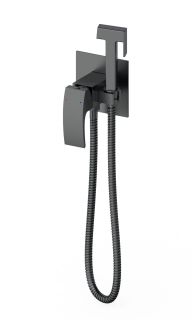 Гигиенический душ со смесителем Wonzon & Woghand Fit WW-88829009-BGM тёмный графит Гигиенический душ со смесителем Wonzon & Woghand Fit WW-88829009-BGM тёмный графит