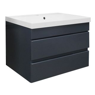 Тумба с раковиной Azario Эстима CS00094588 70 см графит