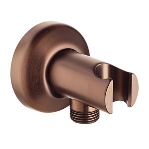 Шланговое подсоединение Swedbe Terracotta 2559 с держателем тёмная бронза