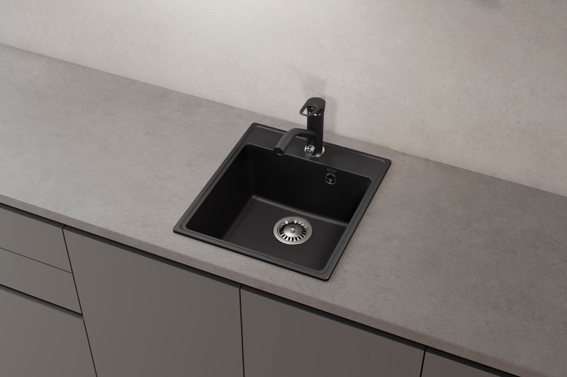 Кухонная мойка Ulgran Quartz Forte 425-04 платина