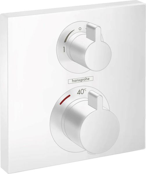 Смеситель для душа Hansgrohe Ecostat Square 15714700S белый Смеситель для душа Hansgrohe Ecostat Square 15714700S белый