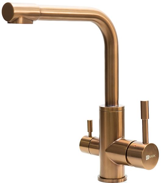 Смеситель для кухни Lemark Expert розовое золото LM5061RGN