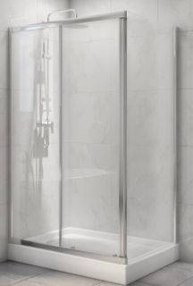Душевой уголок BelBagno DUE 120x80см хром DUE-AH-1-120/80-C-CR