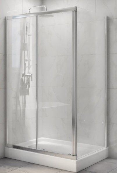 Душевой уголок BelBagno DUE 120x80см хром DUE-AH-1-120/80-C-CR