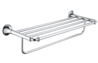 Полка для полотенец Rose RG1208 63см хром Полка для полотенец Rose RG1208 63см хром