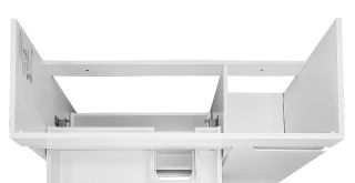 Тумба с раковиной Azario Kantri CS00097259 100 см белый глянец