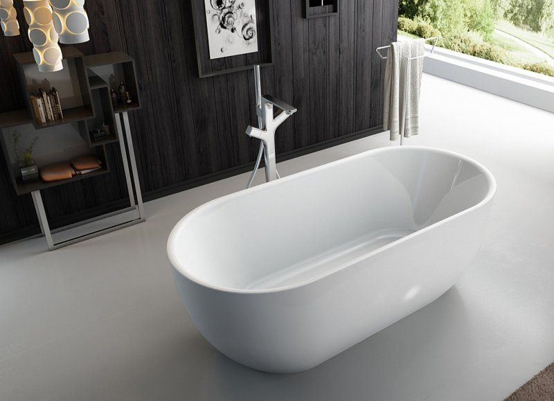 Акриловая ванна BelBagno отдельностоящая, белая BB70-1700-800