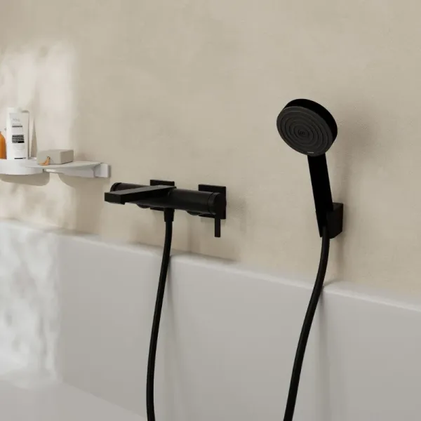 Смеситель для ванны Hansgrohe Tecturis E 73420670 черный