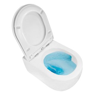 Унитаз подвесной Azario Rime AZ-1683WHD безободковый торнадо белый