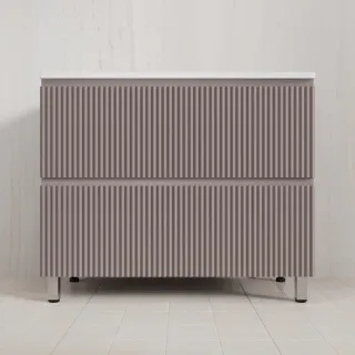 Напольная тумба под раковину Style Line Марокко Plus ЛС-00002510 100 см тауп тёмный