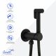 Гигиенический душ со смесителем Ceruttispa БРАЙС SHB (BRAIES SHB) CT12120 чёрный матовый