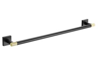 Полотенцедержатель Rose RG3017H 59см золото/чёрный Полотенцедержатель Rose RG3017H 59см золото/чёрный