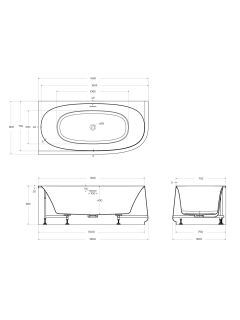 Ванна акриловая Cezares Люкс (Lux) CZR-LUX-CORNER-165-80-58-L 165x80 см