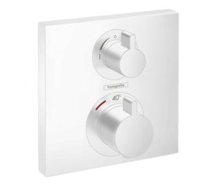 Смеситель для душа Hansgrohe Ecostat Square 15714700 белый Смеситель для душа Hansgrohe Ecostat Square 15714700 белый