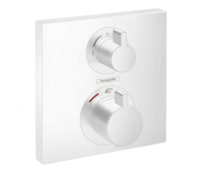 Смеситель для душа Hansgrohe Ecostat Square 15714700 белый Смеситель для душа Hansgrohe Ecostat Square 15714700 белый