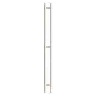 Полотенцесушитель электрический APEXTERMO Luna LN10121WM 120x8 см с крючками белый матовый