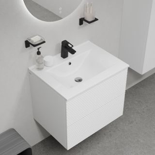 Тумба с раковиной IDDIS Билд (Bild) BIL60W0i95K 60 см белый матовый