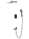 Душевой комплект Wonzon & Woghand Flex WW-88939072-MB чёрный матовый