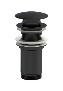 Донный клапан для раковины Wonzon & Woghand WW-88SS09-MB чёрный матовый Донный клапан для раковины Wonzon & Woghand WW-88SS09-MB чёрный матовый