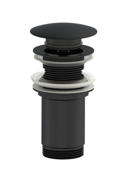 Донный клапан для раковины Wonzon & Woghand WW-88SS09-MB чёрный матовый Донный клапан для раковины Wonzon & Woghand WW-88SS09-MB чёрный матовый
